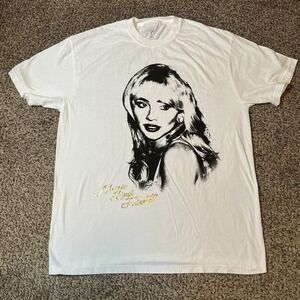 Sabrina Carpenter Mans Best Friend Photo Shirt Size XL White Tour Graphic Tee
